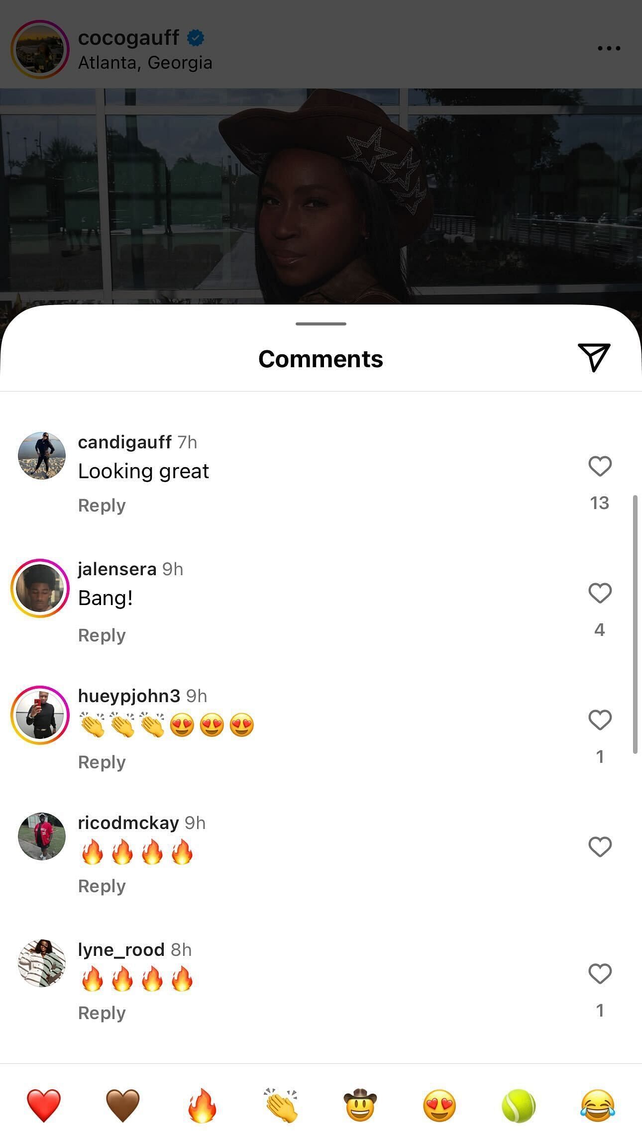 Comments section